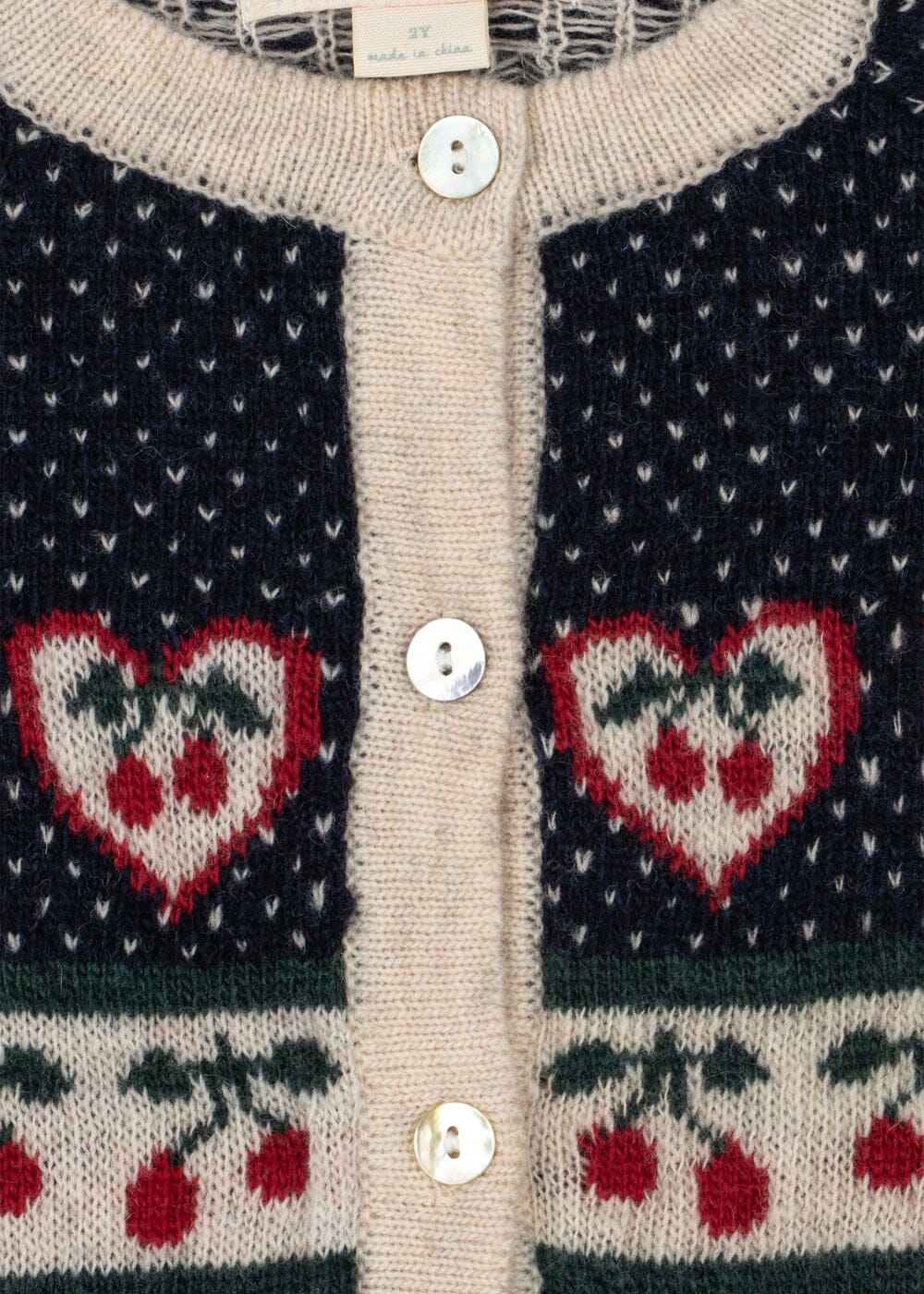 Konges Sløjd - Belou Cardigan Ks106392 - Cherry