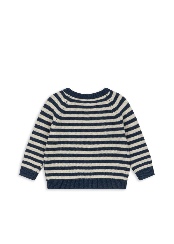 Konges Sløjd - Billi Knit Cardigan Ks106395 - Blue Stripe