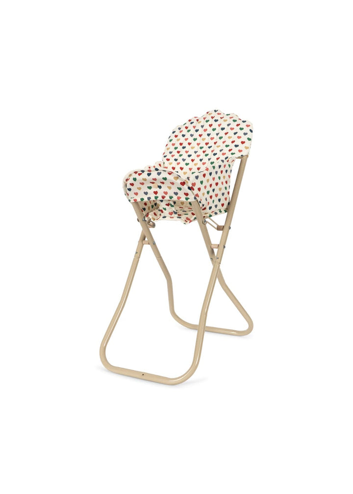 Konges Sløjd - Doll High Chair Ks106453 - Coeur Coloré