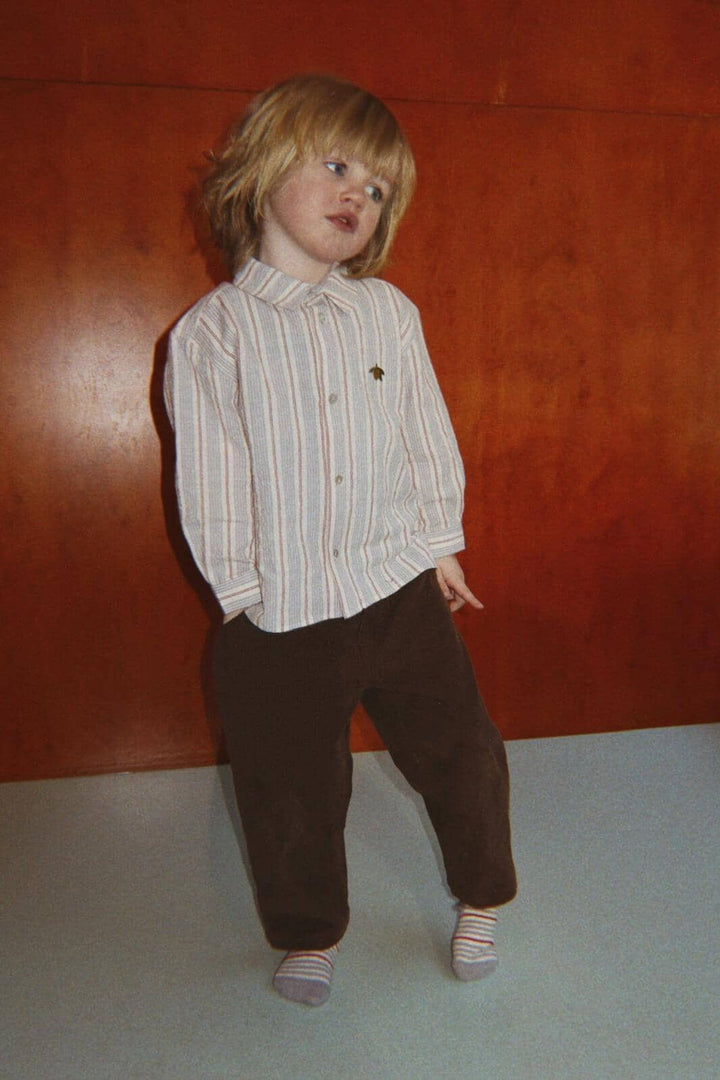 Konges Sløjd - Elliot Ls Shirt Gots Ks106462 - Tocororo Stripe Skjorter 