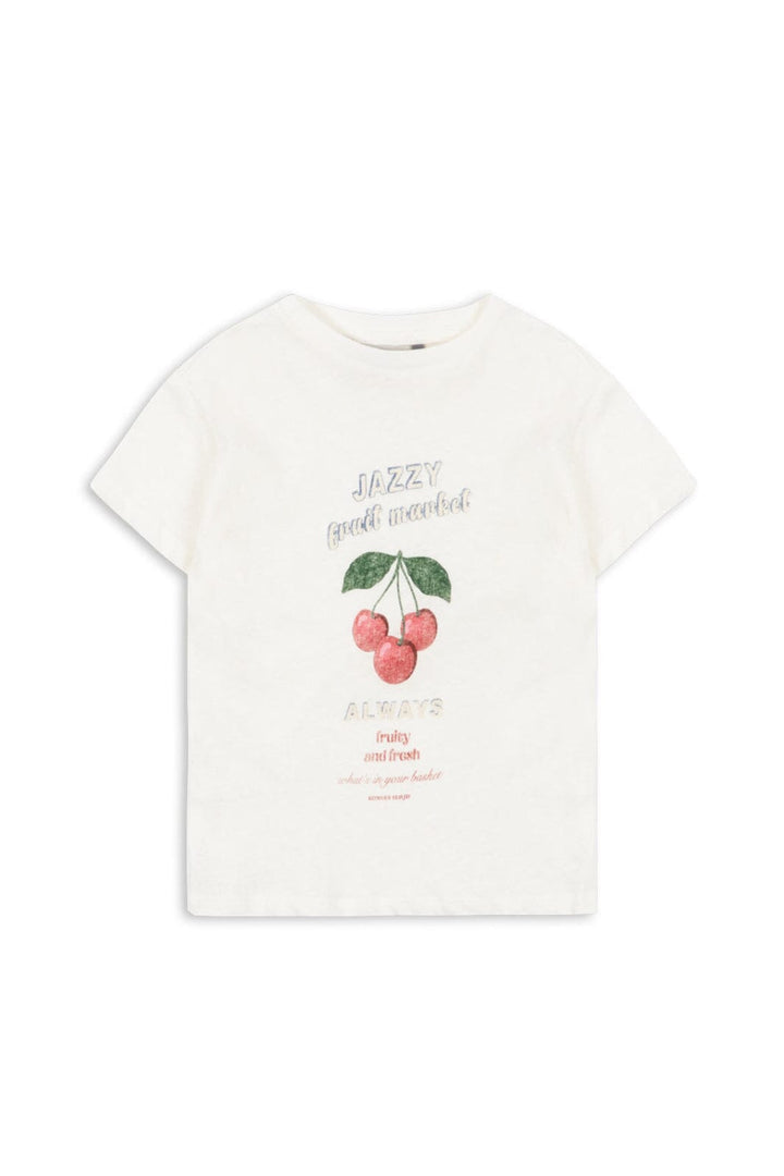 Konges Sløjd - Era Tee Ocs Ks104784 - Off White/jazzy T-shirts 
