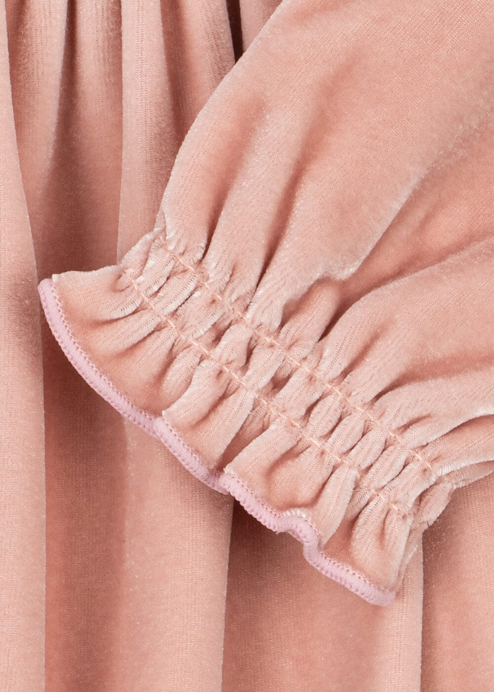 Konges Sløjd - Gia Bow Dress Grs Ks106478 - Mellow Rose Kjoler 