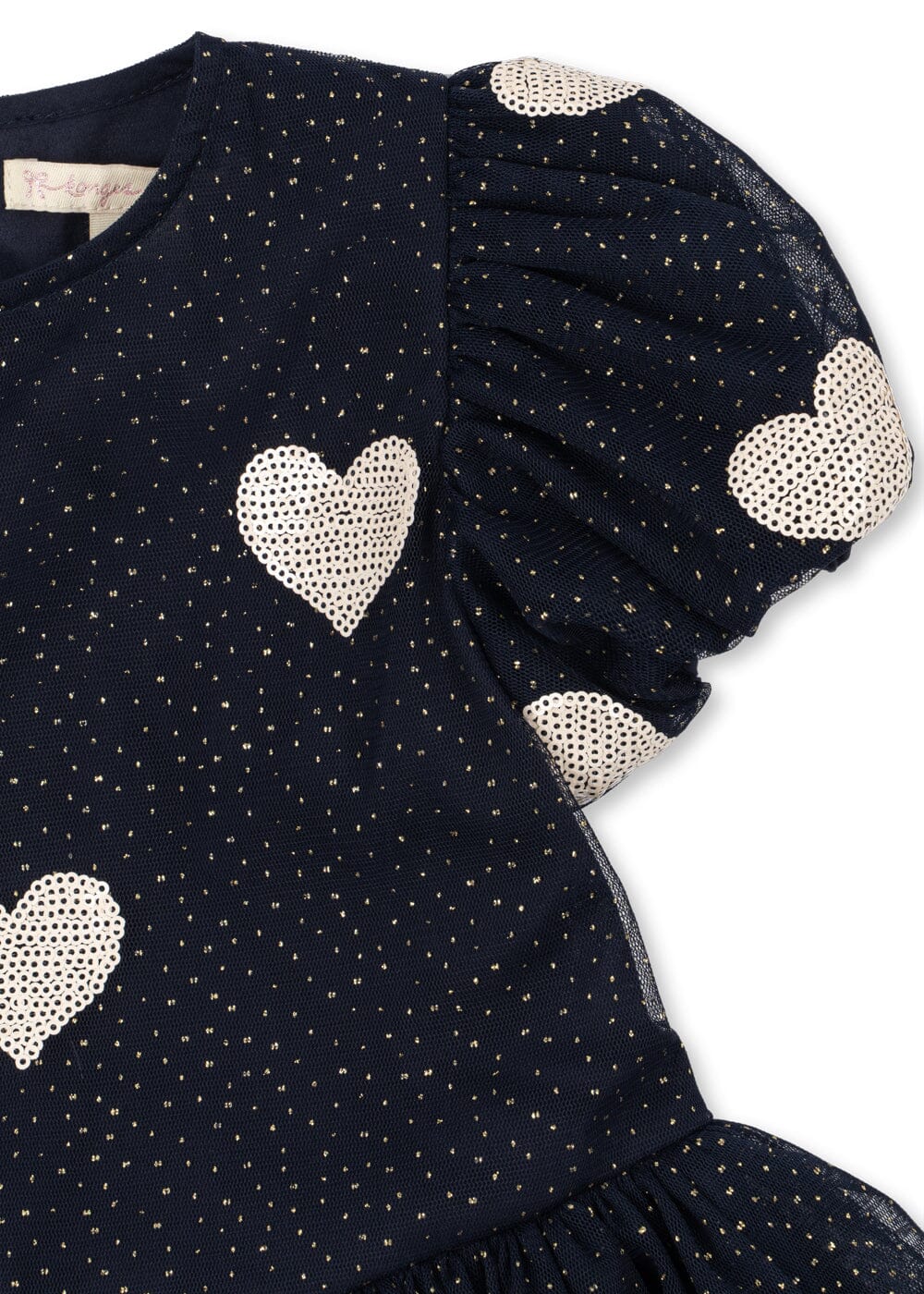 Konges Sløjd - Heartlily Dress Grs Ks106492 - Coeur Night Sky Kjoler 