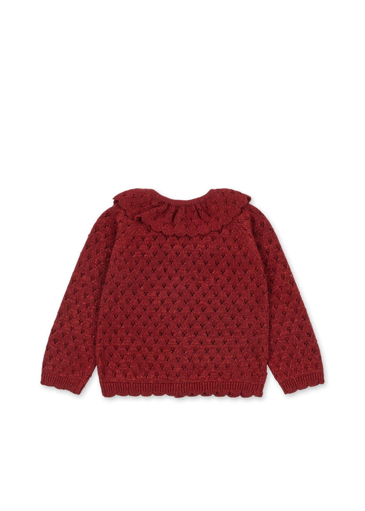 Konges Sløjd - Holiday Cardigan Ks106493 - Red Dahlia