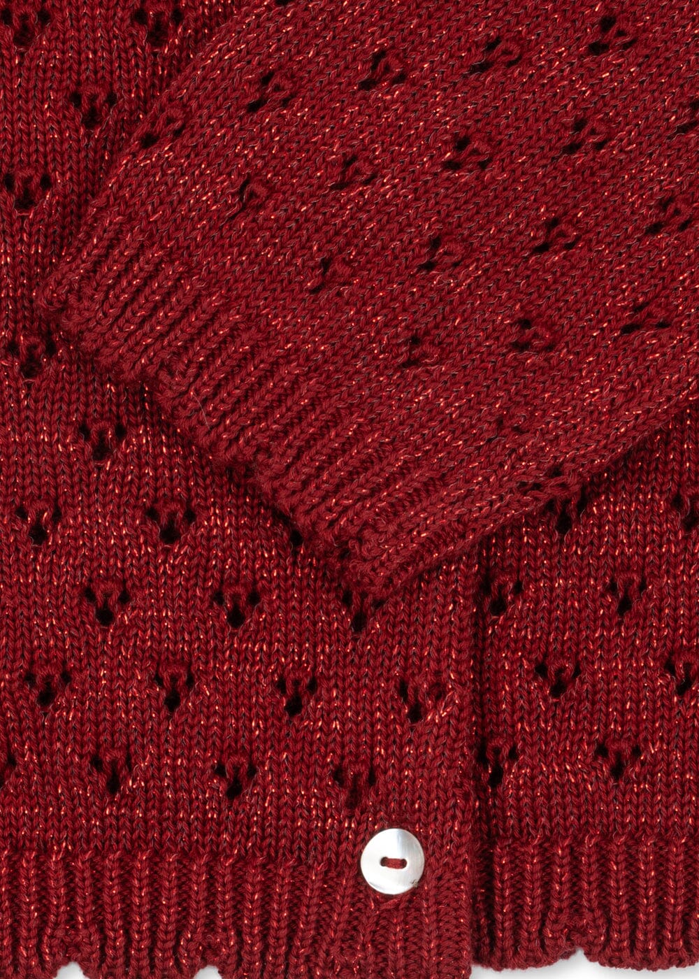 Konges Sløjd - Holiday Cardigan Ks106493 - Red Dahlia