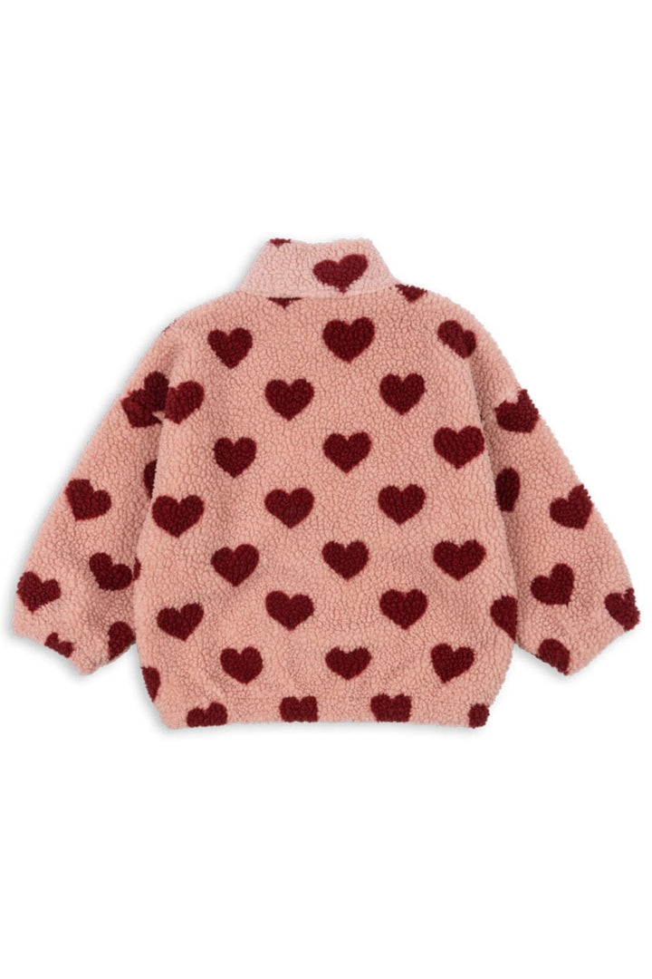 Konges Sløjd - Jody Teddy Half Zip Grs Ks104067 - Coeur Mellow