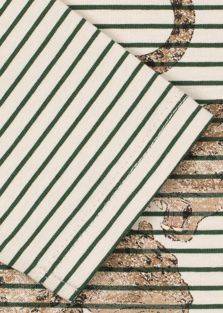 Konges Sløjd - Lin Ls Tee Gots Ks106517 - Stripe Oasis T-shirts 