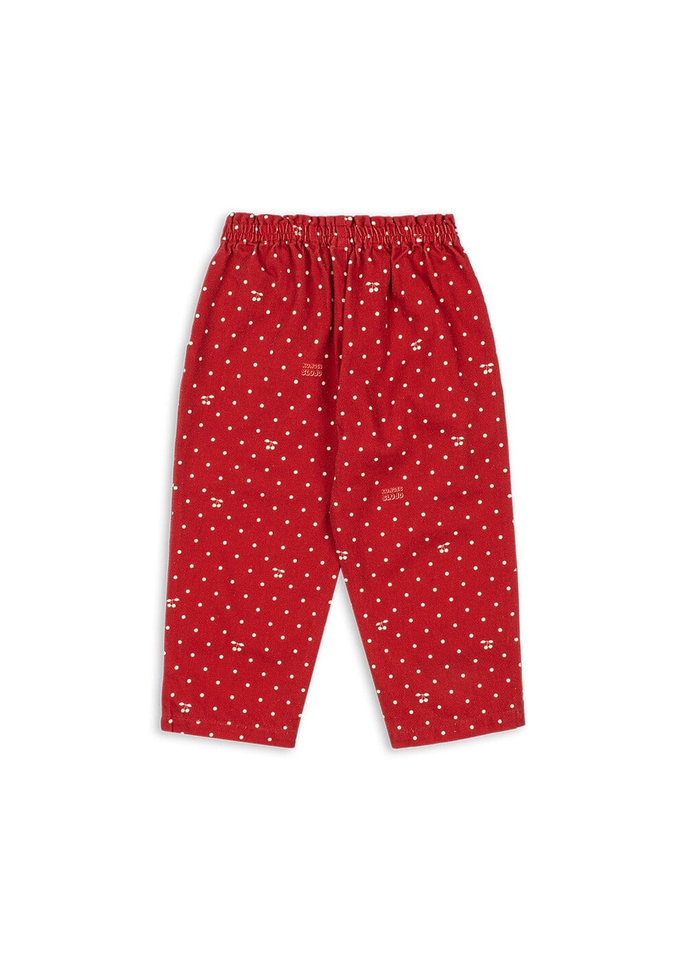 Konges Sløjd - Magot Frill Pants Gots Ks106539 - Cherry Dot Derby
