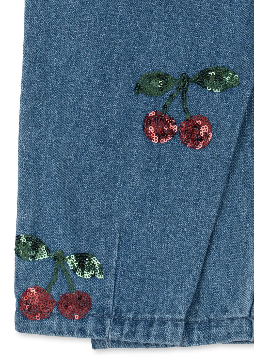 Konges Sløjd - Magot Sequin Frill Pants Gots Ks106546 - Cherry Sequin Bukser 
