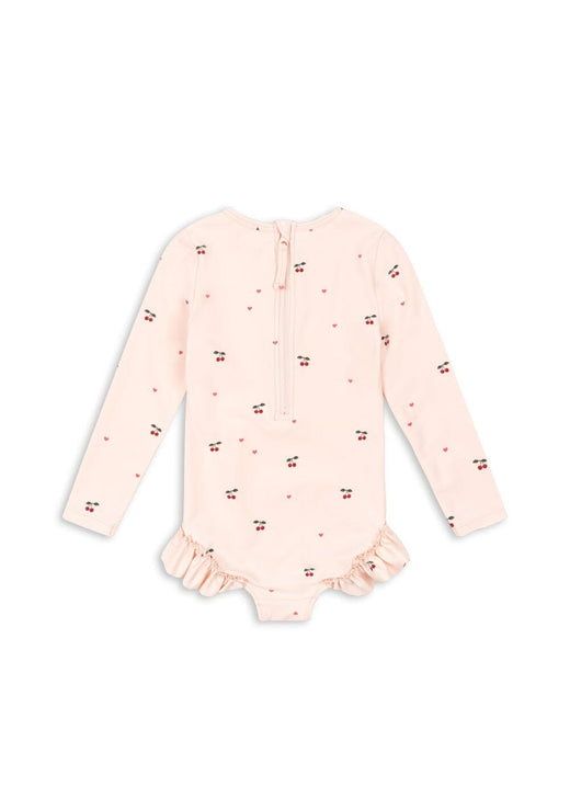 Konges Sløjd - Merle Ls Swimsuit Grs Ks105473 - Cherry Coeur Rose