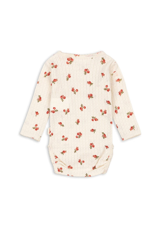 Konges Sløjd - Minnie Newborn Body Gots Ks106561 - Rosa Rouge