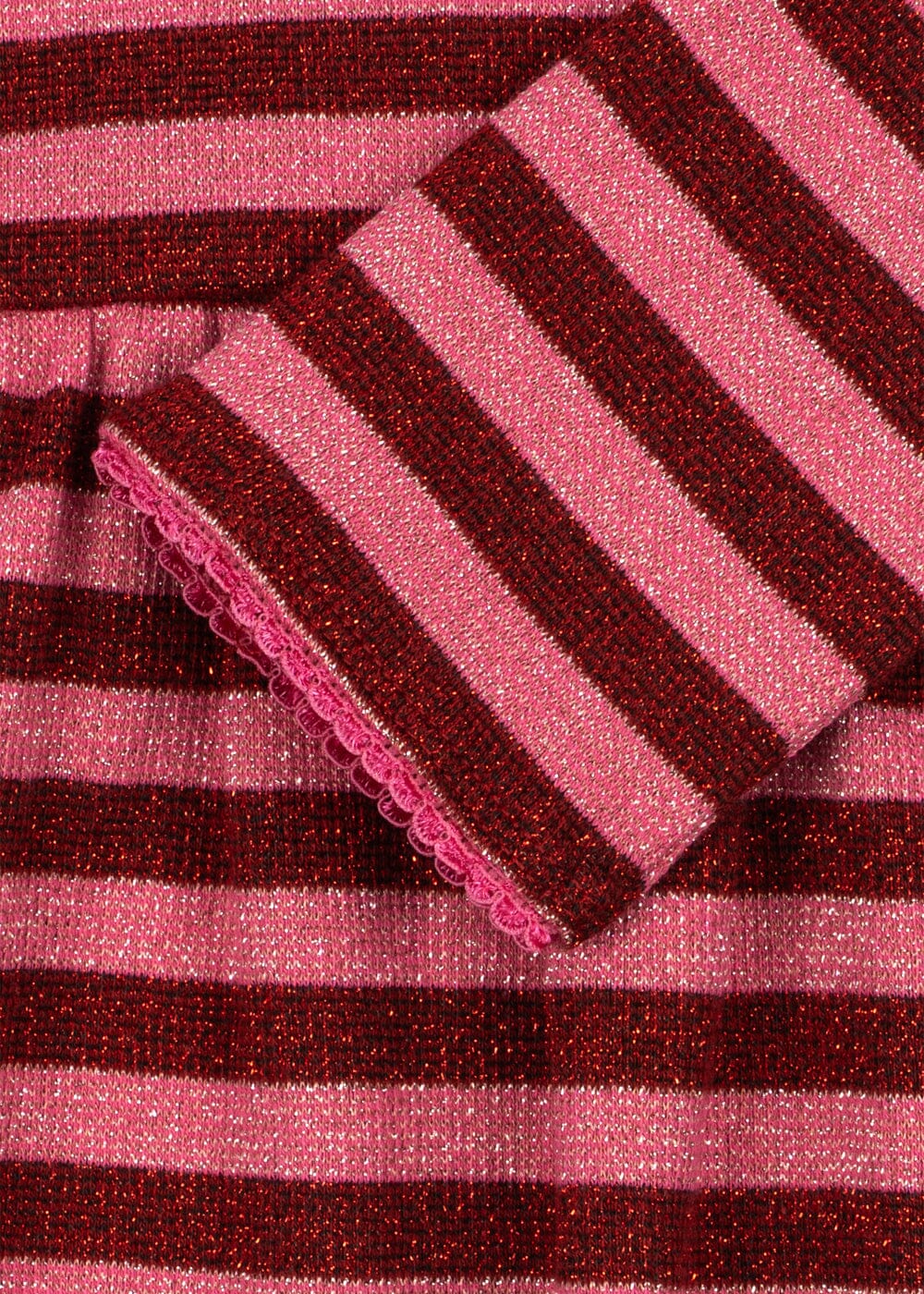 Konges Sløjd - Roli Stripe Dress Ocs Ks107605 - Pinky Stripe Kjoler 