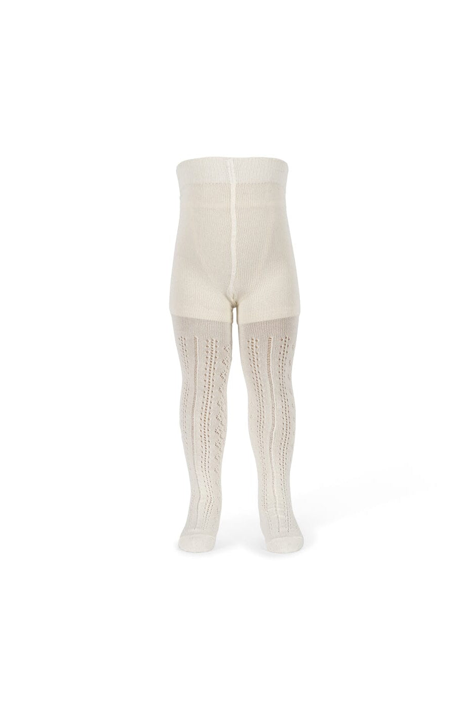 Konges Sløjd - Wool Pointelle Tights Ks106652 - Off White