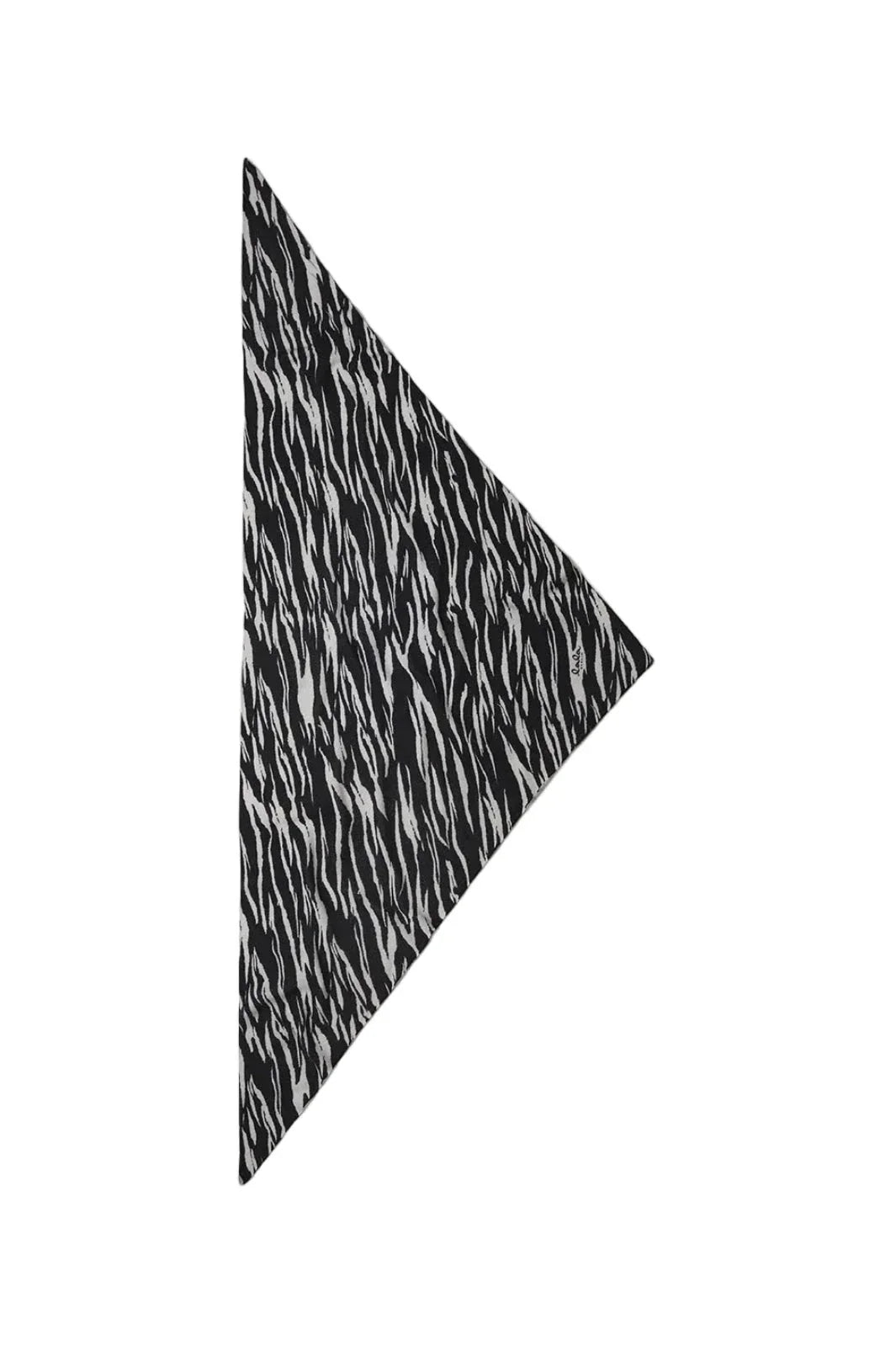 Lala Berlin - Triangle Tiger M 10022358 - Alabastro Black Tørklæder 