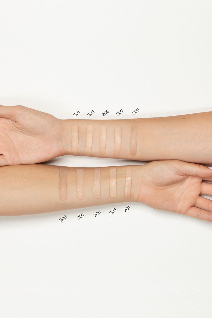 Lavinde Copenhagen - Natural Glow Liquid Foundation Beige 207 - 30 ml Makeup 