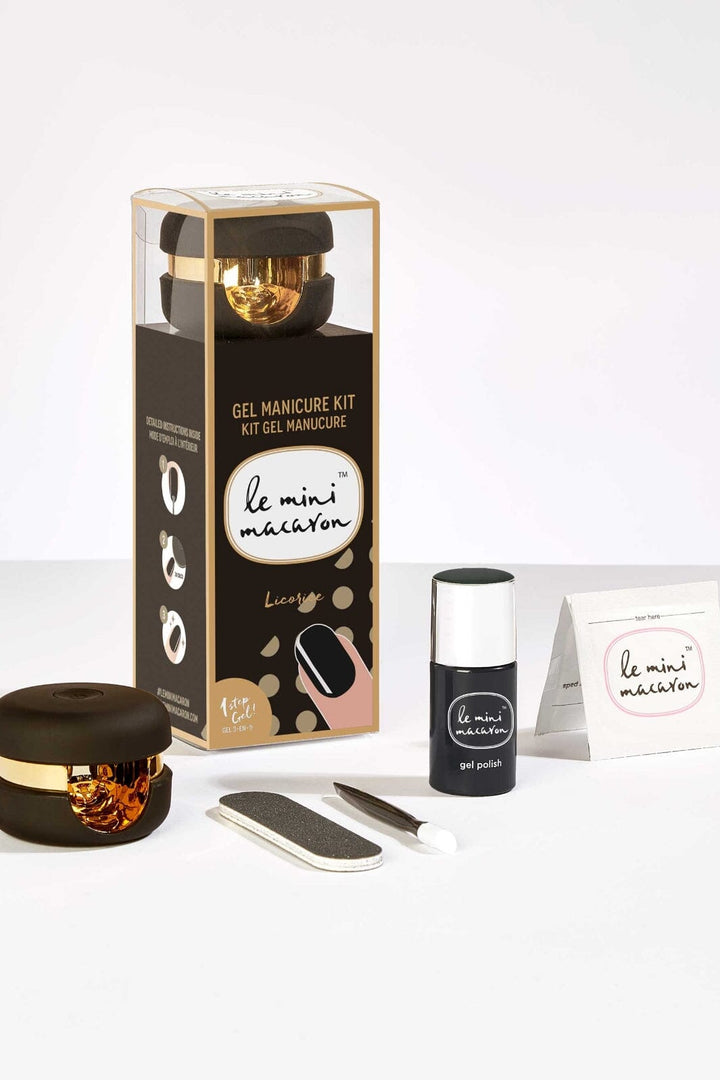 Le Mini Macaron - Gel Manicure Kit KIT016 - Licorice