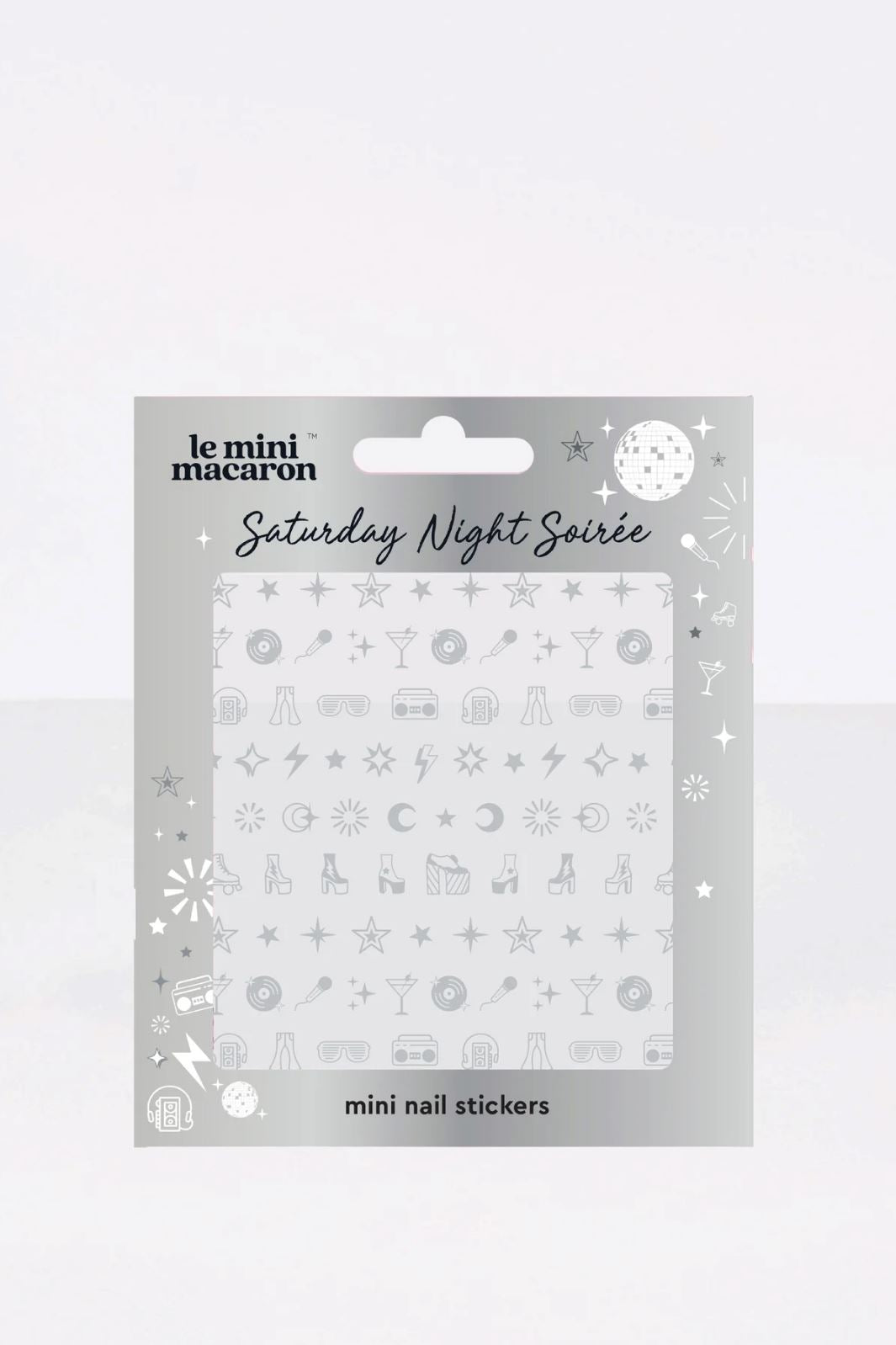 Le Mini Macaron - Mini Nail Art NA021 - Saturday Night Soirée