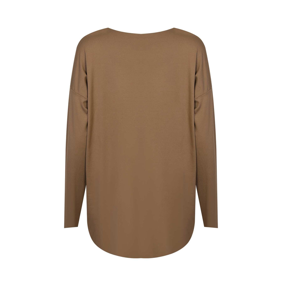 Liberte - Alma-Ls-Top 9504 - Shitake Brown Bluser 