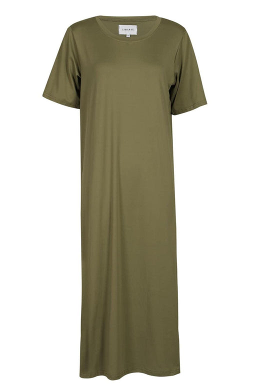 Liberte - Alma-Tshirt-Dress 9562 - Lichen Green Kjoler 