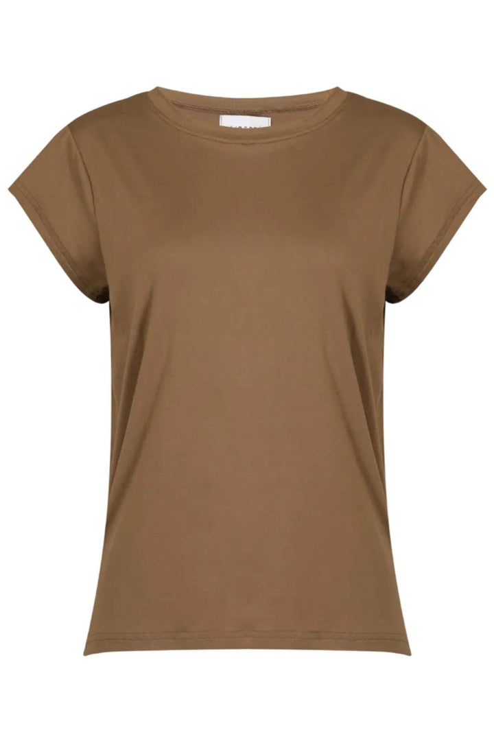 Liberte - Alma-U-Tshirt 9581 - Shitake Brown T-shirts 