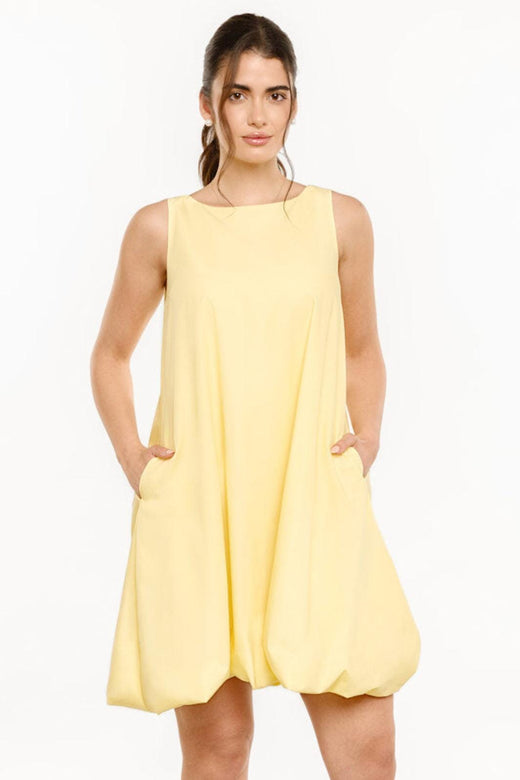Liberte - Barbel Dress 22275 - Butter Yellow Kjoler 
