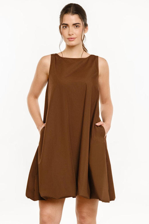Liberte - Barbel Dress 22275 - Dark Brown Kjoler 