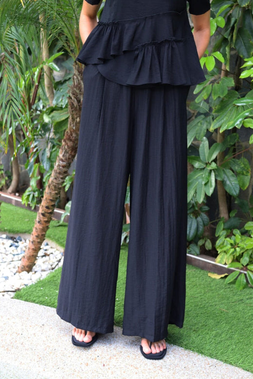 Liberte - Bob Wide Pants 22386 - Black