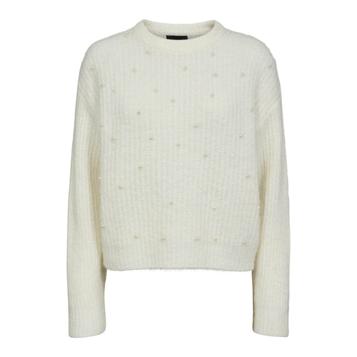 Liberte - Fro-Pearl-Pullover 22151 - Creme Pearl Strikbluser 