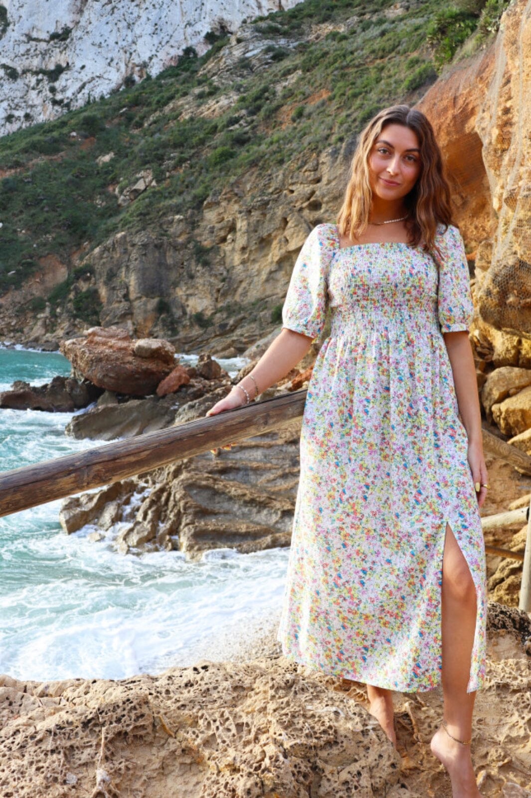 Liberte - Gro-Dress - Green Multi Flower