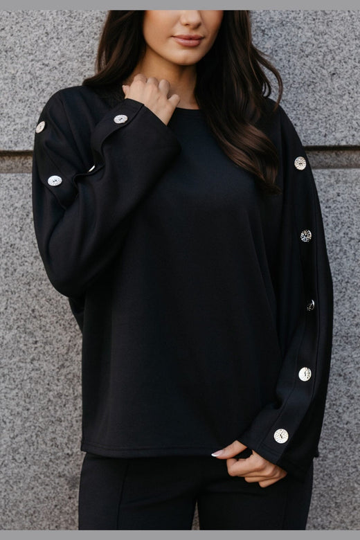 Liberte - Henne Ls Bat Blouse 22516 - Black