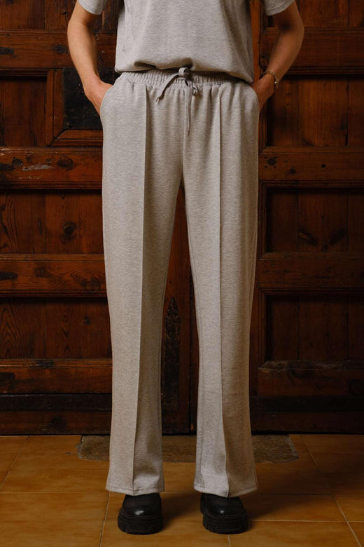 Liberte - Henny Jog Pants 22396 - Grey Melange Bukser 