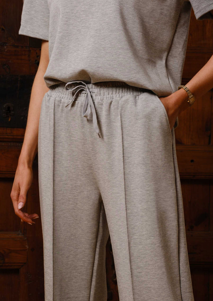 Liberte - Henny Jog Pants 22396 - Grey Melange Bukser 