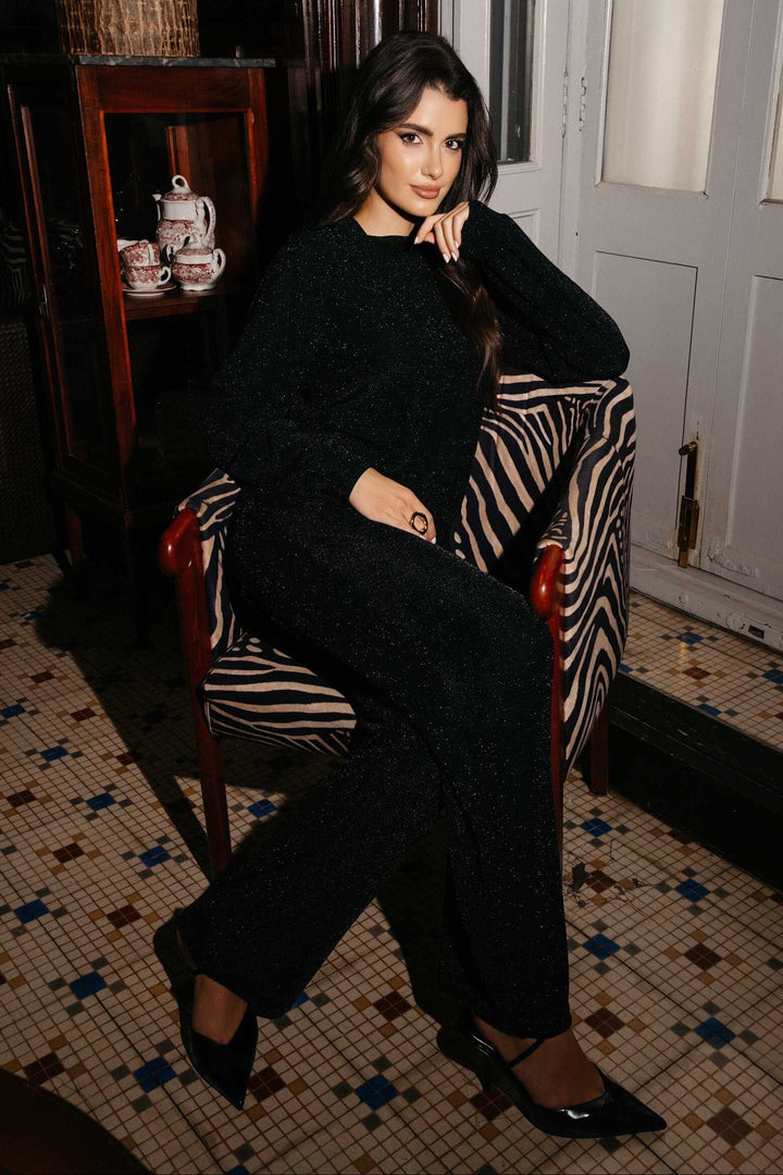 Liberte - Katty Wide Pants 22499 - Black W. Black Bukser 