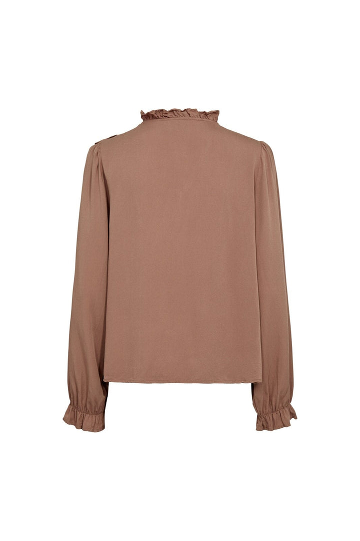 Liberte - Laura Ls Blouse 22360 - Nougat Brown