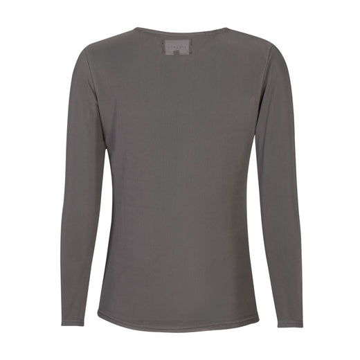 Liberte - Mesh Ls Tshirt 22065 - Dark Grey Bluser 