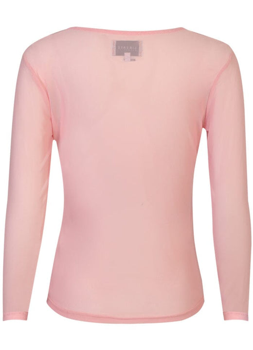 Liberte - Mesh Ls Tshirt 22065 - Rose Bluser 