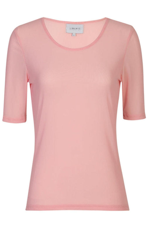 Liberte - Mesh Ss Tshirt 22064 - Rose T-shirts 