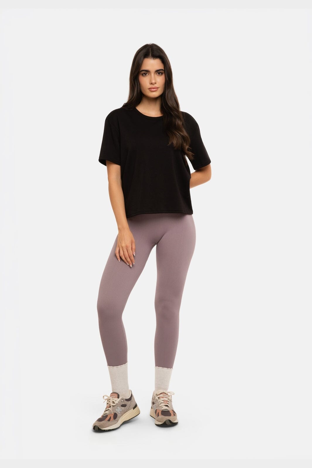 Liberte - Ninna-Rib-Legging 1015 - Pale Mauve