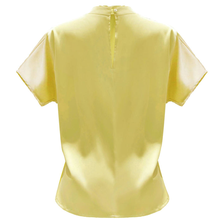 Liberte - Pip Ss Pearl Blouse 22379 - Yellow Bluser 
