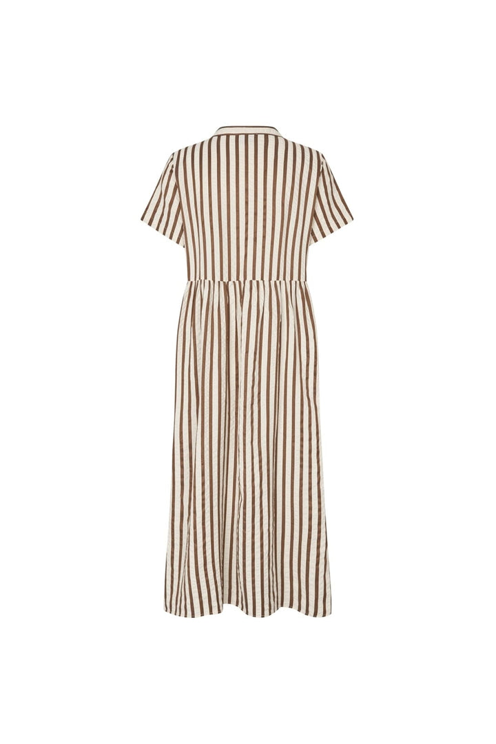 Lollys Laundry - Aliyall Maxi Dress Ss 26163-3024 - 87 - Dark Mokka