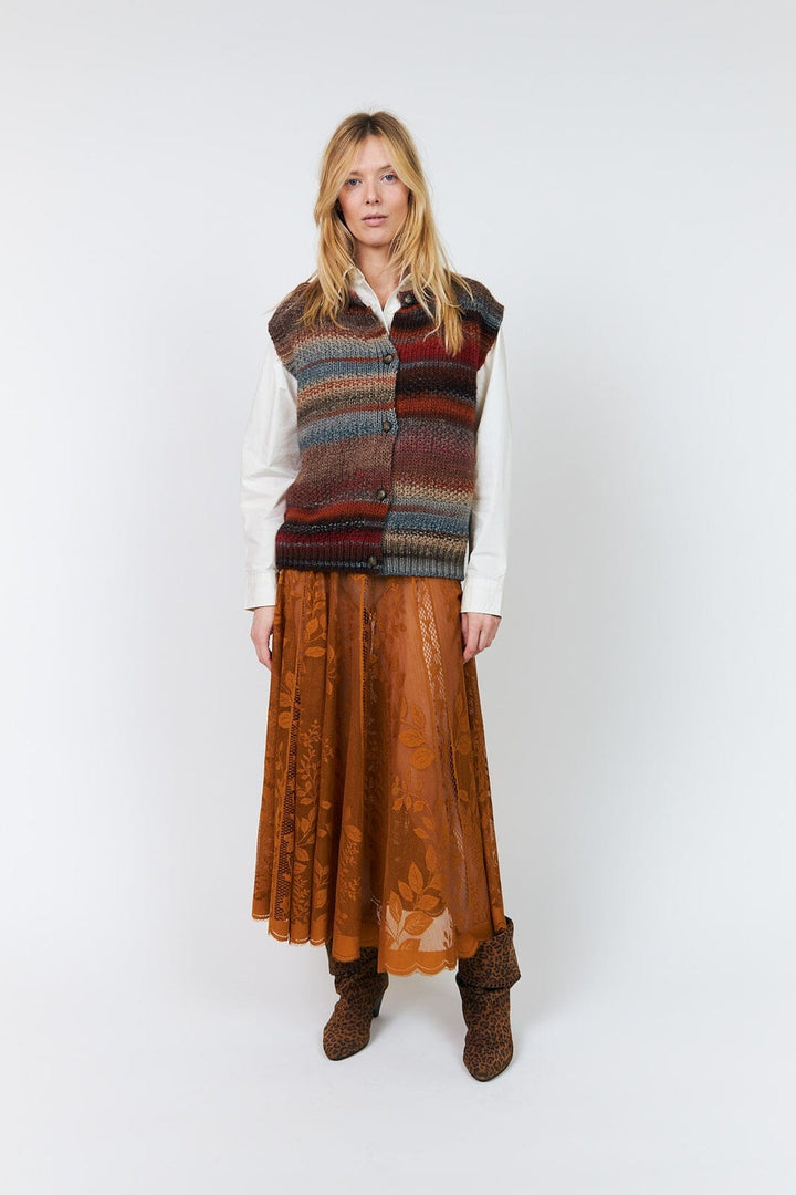 Lollys Laundry - Collinsll Midi Skirt 26493-2035 - 54 - Rust