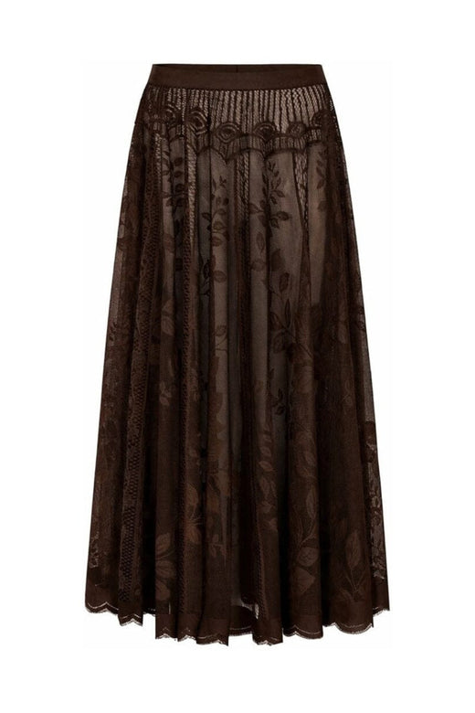 Lollys Laundry - Collinsll Midi Skirt 26493-2035 - 87 - 87 Dark Mokka