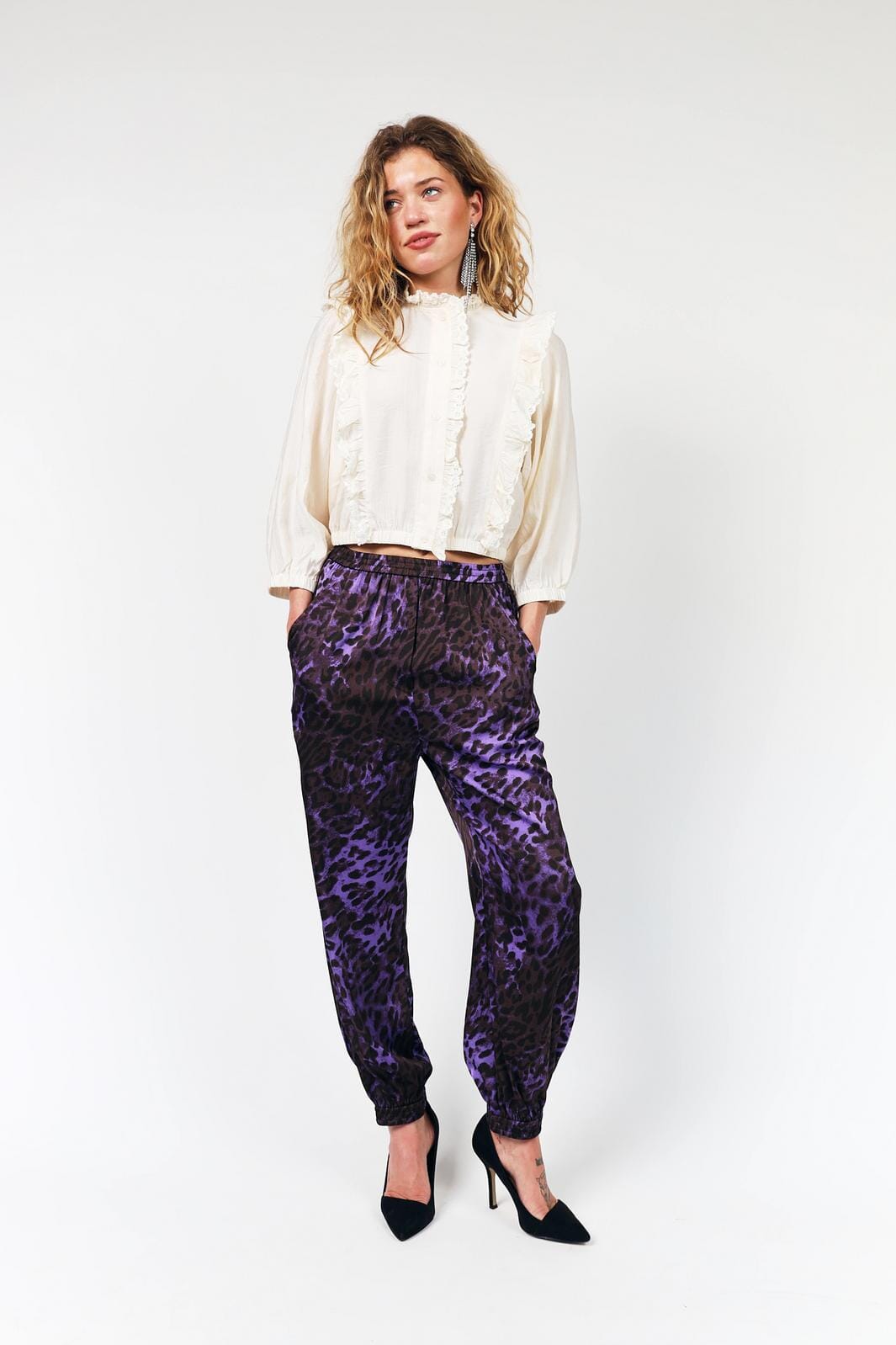 Lollys Laundry - Gracell Shirt 3/4 26574-1034 -  02 Creme