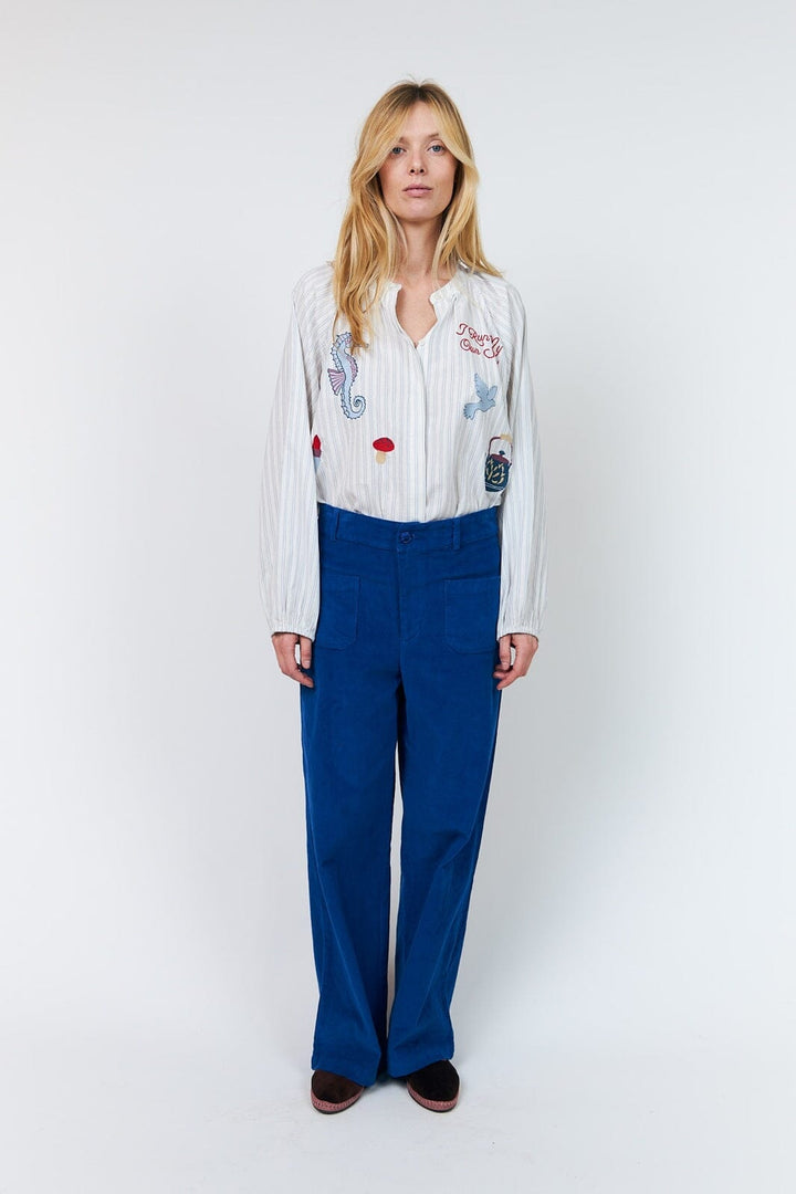 Lollys Laundry - Haileyll Shirt Ls 26443-1032 - 80 - Stripe
