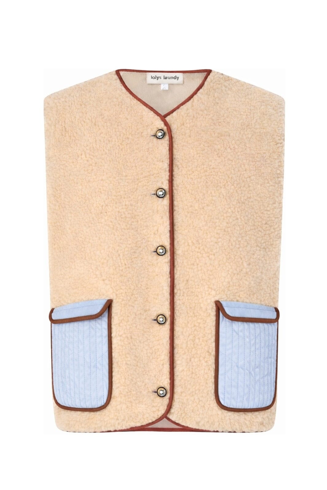 Lollys Laundry - Jacell Vest Sl 26427-1081 - 22 - 22 Light Blue