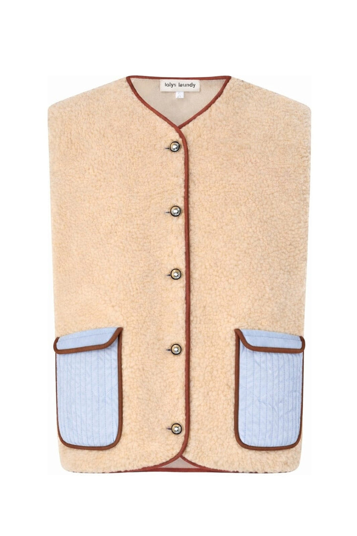 Lollys Laundry - Jacell Vest Sl 26427-1081 - 22 - 22 Light Blue