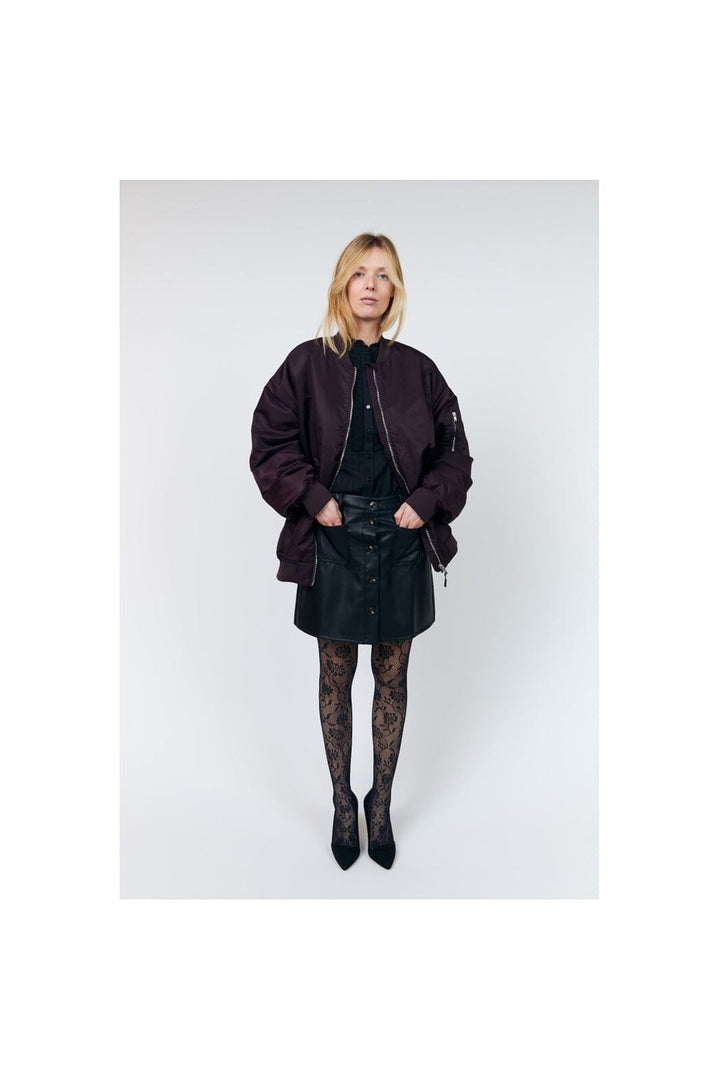 Lollys Laundry - Lilall Bomber Jacket Ls Ovs 26408-7012 - 31 - Bordeaux