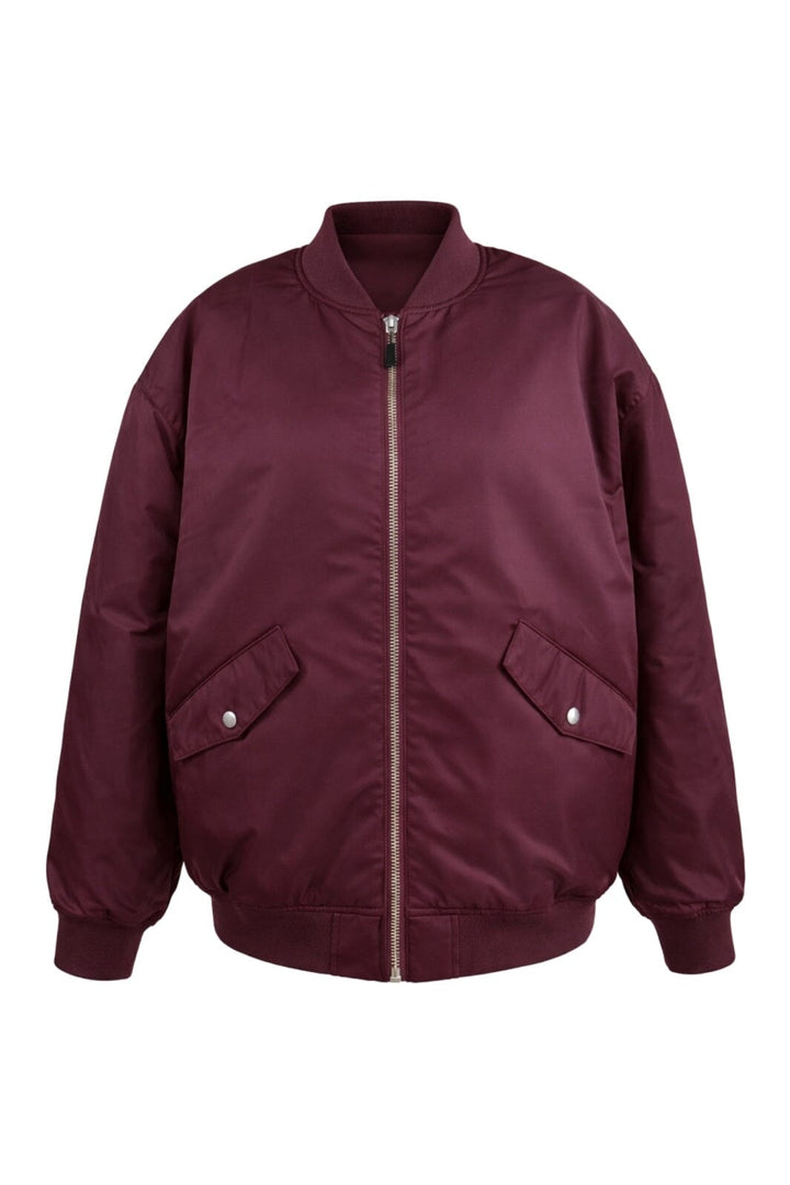 Lollys Laundry - Lilall Bomber Jacket Ls Ovs 26408-7012 - 31 - Bordeaux