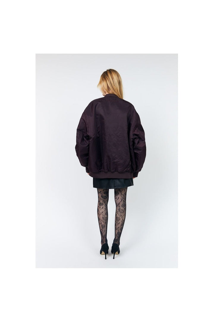 Lollys Laundry - Lilall Bomber Jacket Ls Ovs 26408-7012 - 31 - Bordeaux
