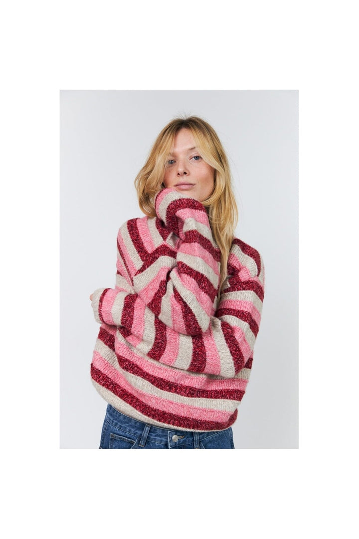 Lollys Laundry - Maciell Knit Jumper Ls 26413-5024 - 51 - Pink